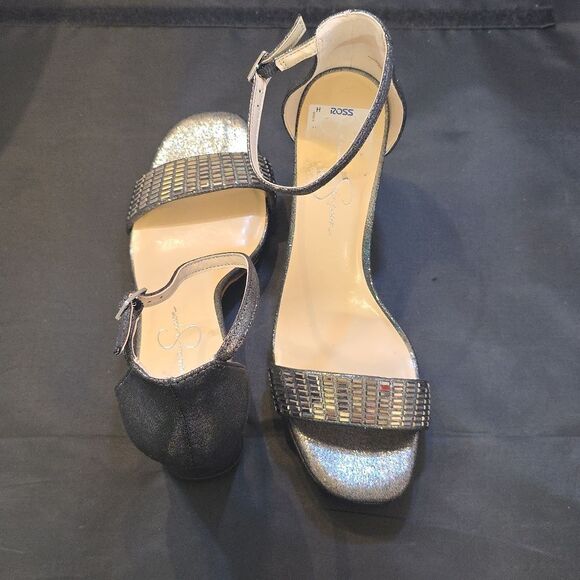 BRAND NEW JESSICA SIMPSON JP SIPRIO2 BLOCK HEEL JEWEL STRAP  SANDAL G1 - Picture 5 of 15